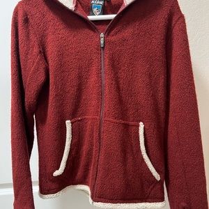 KUHL ZIP WOOL HOODIE